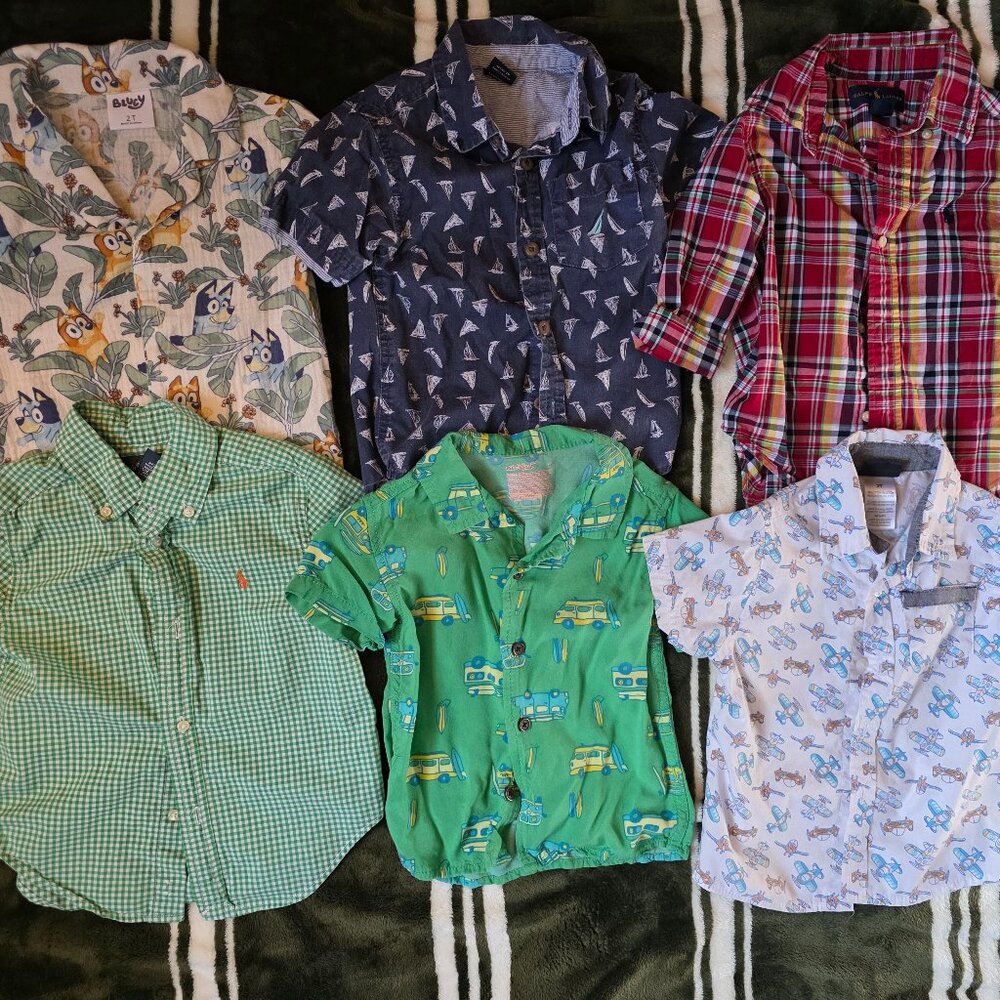 2t Lot of Boys Shirta